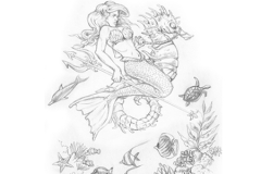 mermaid-drawing